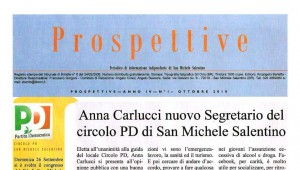 Numero 1/2010 di Prospettive (ottobre 2010)